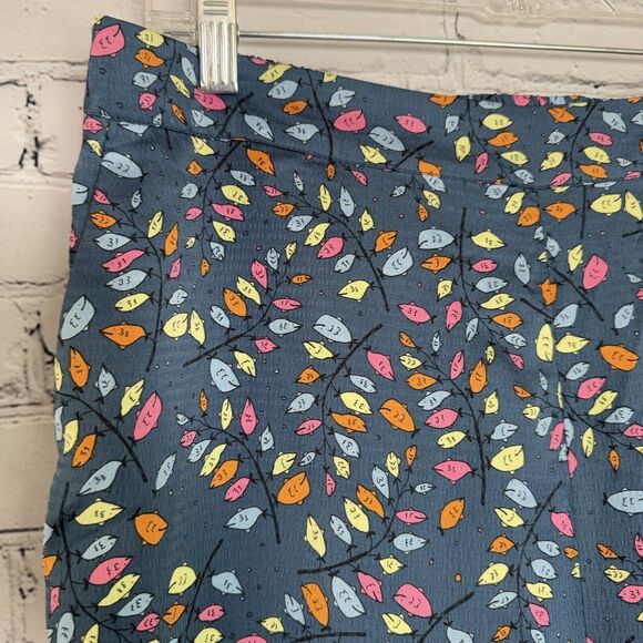 Anthropologie STELLA NOVA Orli Pants Trousers Blue Multicolor Womens EU 40 US 8 - Picture 6 of 15